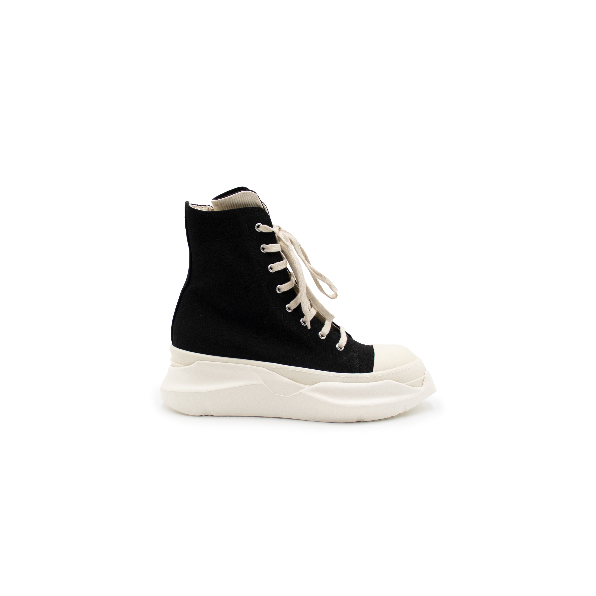 RICK OWENS DRKSHDW DRKSHDW ABSTRACT HI SNEAKER IN BLACK DU21S2840